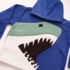 royal blue shark hoodie