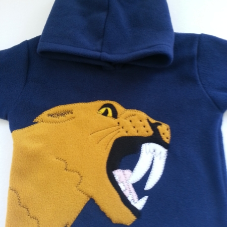 sabre tooth cat hoodie