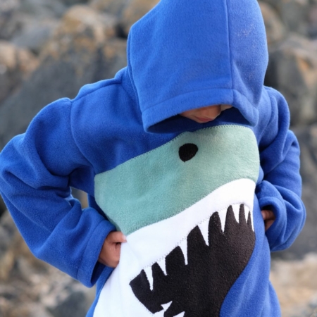 shark hoodie Alfie and Alice