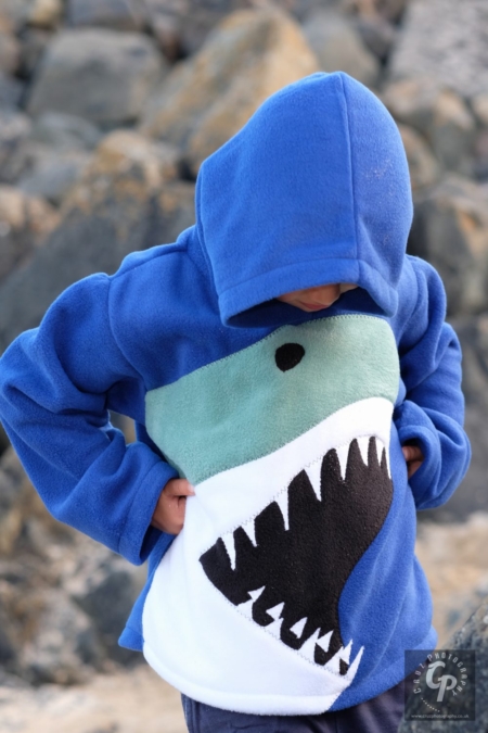 shark hoodie Alfie and Alice