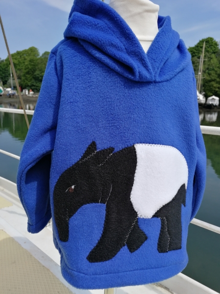 alt="rainforest hoodie featuring tapir"