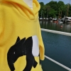 alt="Bright yellow hoodie with malaysian tapir"