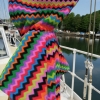hippy baby poncho close up
