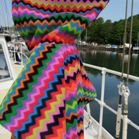 hippy baby poncho close up