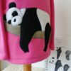 pink panda hoodie and panda drawing