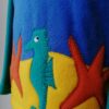 kids seahorse and stars applique hoodie