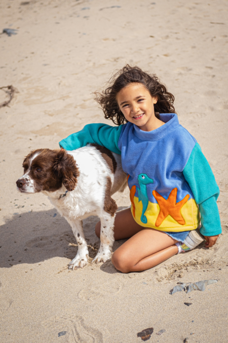 Kids Cornish beach smock