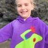 close up of tree frog hoodie